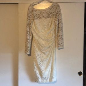 White lace Ralph Lauren dress